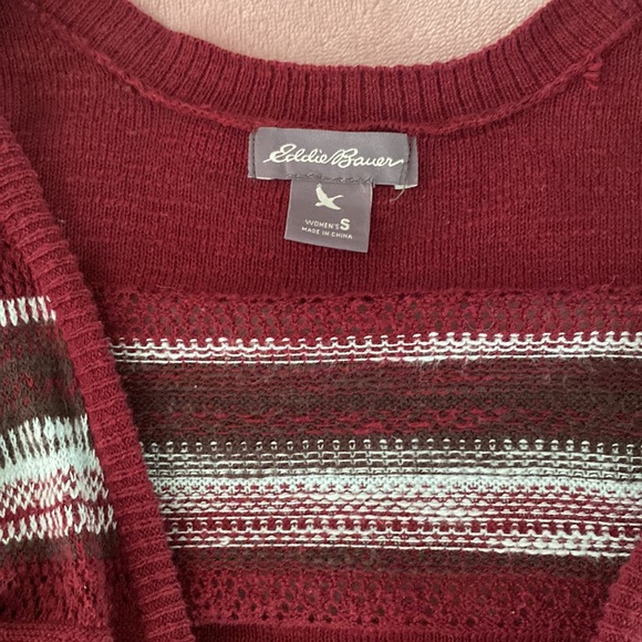 Eddie Bauer striped cardigan - Picture 3 of 5